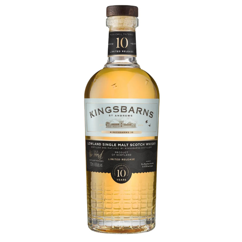 Kingsbarns 10  - Bourbon and STR Single Malt Whisky, 46% ABV