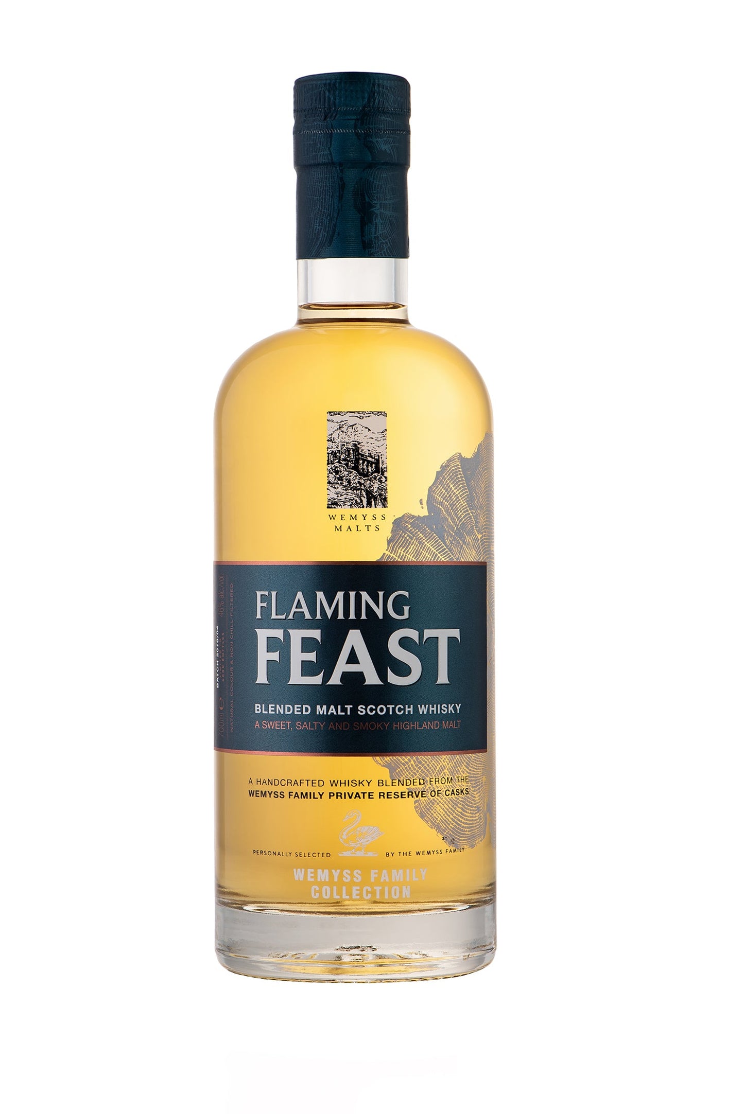 Flaming feast bottle