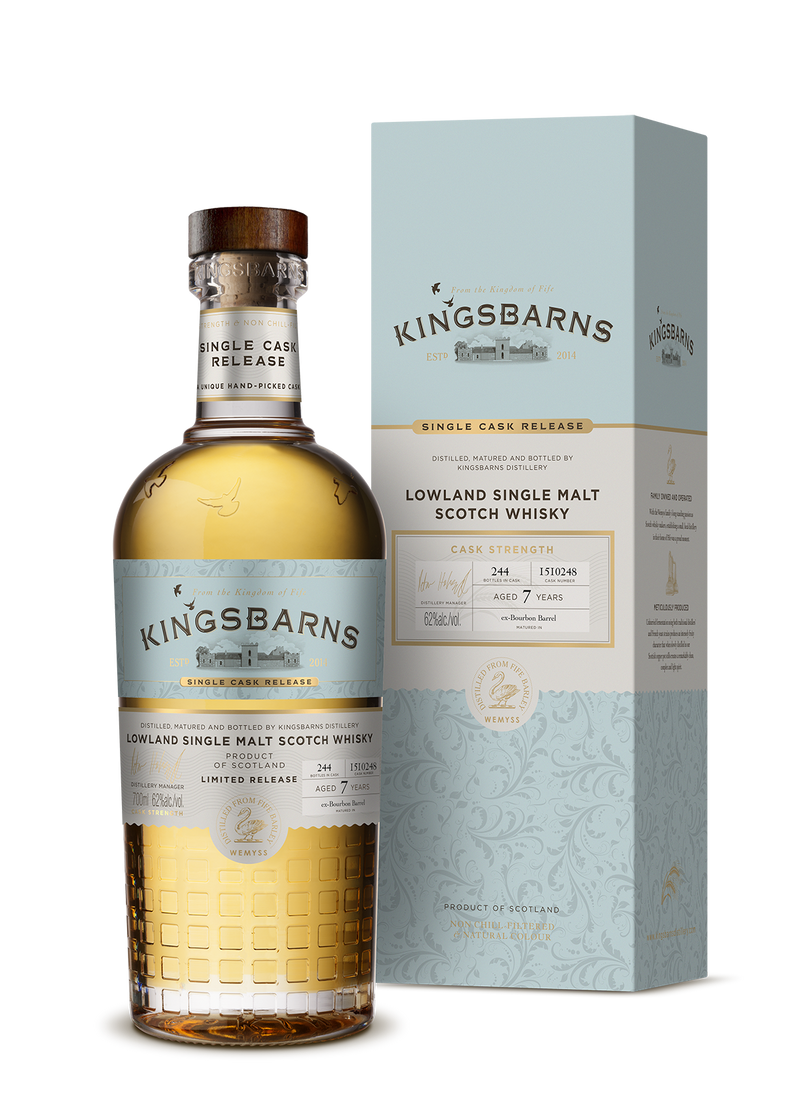 Kingsbarns Single Cask ex-Bourbon Cask Strength 